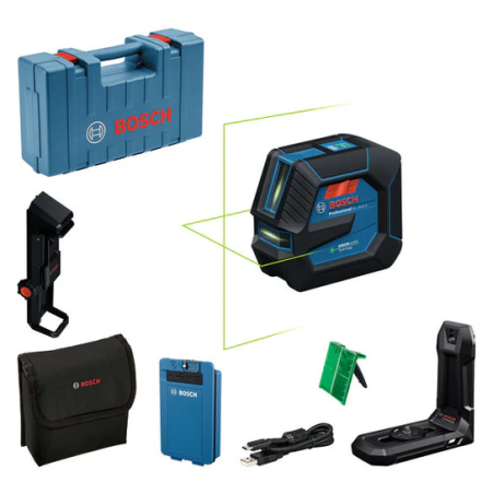 BOSCH GLL 20-22G Nivela laser, linii verzi, 20m cu valiza profesionala