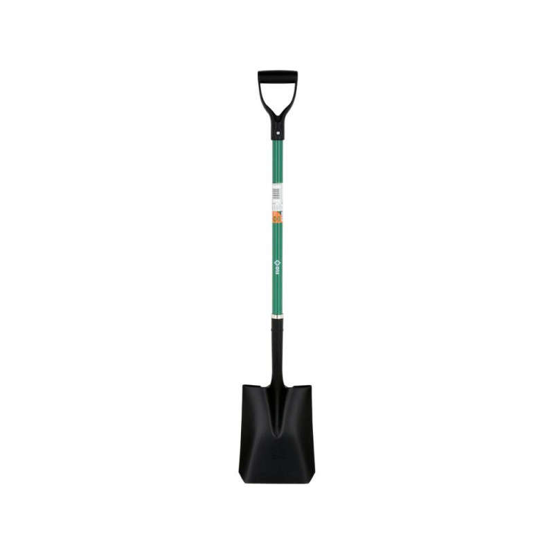 FLO Lopata gradinarit, latime 225 mm,tais drept, coada fibra de sticla