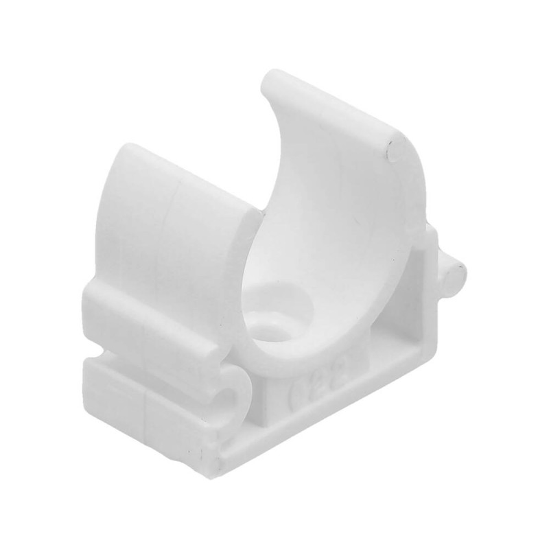 VOREL Set 4 cleme suport teava PVC, PE, PE-X, PP, PB, 22 mm