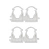 VOREL Set 4 cleme blocabile suport teava PVC, PE, PE-X, PP, PB,15-16mm