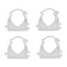 VOREL Set 4 cleme blocabile suport teava PVC, PE, PE-X, PP, PB, 22 mm