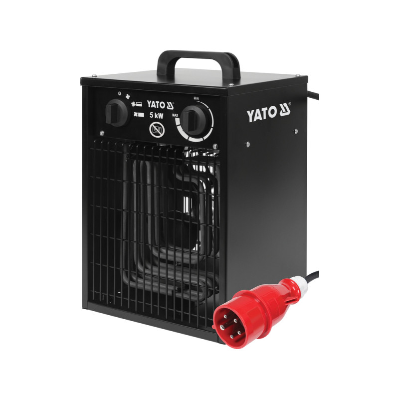 YATO Aeroterma electrica 5000 W, 48 m² cu functie ventilare