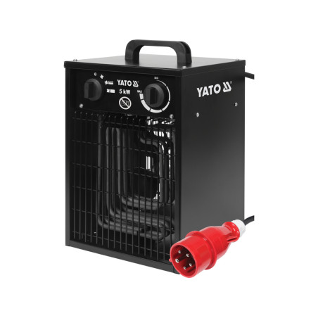 YATO Aeroterma electrica 5000 W, 48 m² cu functie ventilare