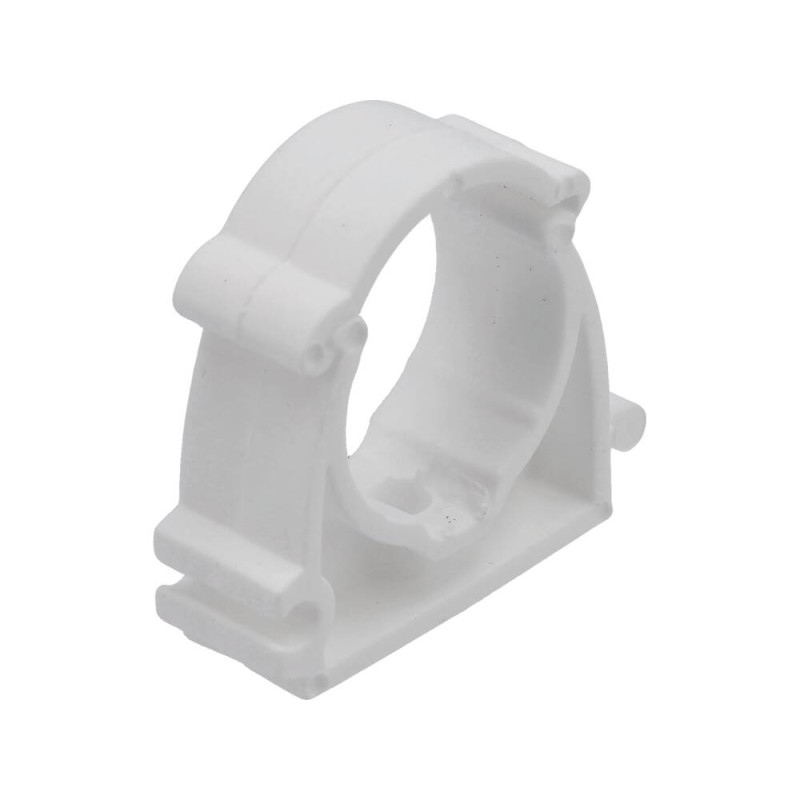 VOREL Set 4 cleme blocabile suport teava PVC, PE, PE-X, PP, PB, 25 mm