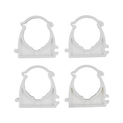 VOREL Set 4 cleme blocabile suport teava PVC, PE, PE-X, PP, PB, 28 mm
