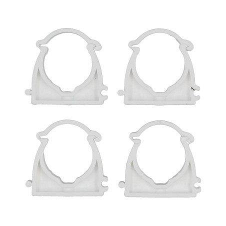 VOREL Set 4 cleme blocabile suport teava PVC, PE, PE-X, PP, PB, 32 mm