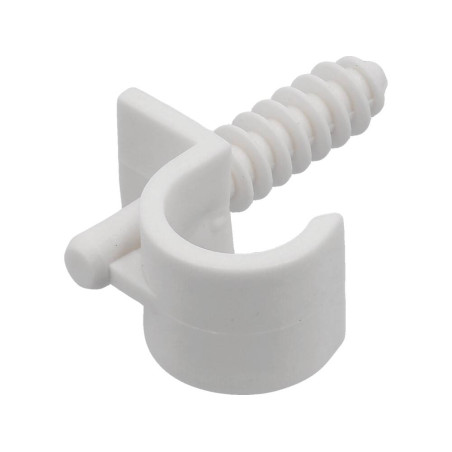 VOREL Set 4 cleme simple,montare rapida,tevi PVC, PE,PE-X,PP,PB, 18 mm