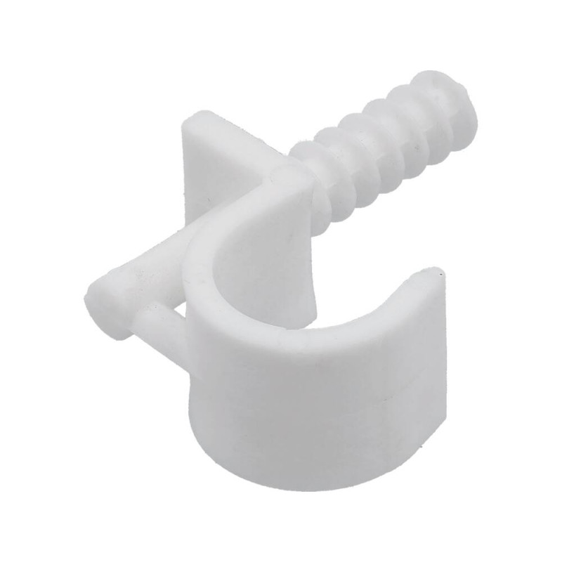 VOREL Set 4 cleme simple,montare rapida,tevi PVC, PE,PE-X,PP,PB, 20 mm