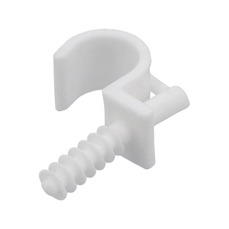 VOREL Set 4 cleme simple,montare rapida,tevi PVC, PE,PE-X,PP,PB, 25 mm