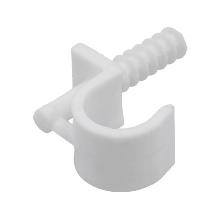 VOREL Set 4 cleme simple,montare rapida,tevi PVC, PE,PE-X,PP,PB, 28 mm