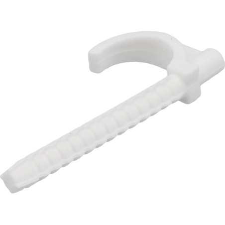 VOREL Set 4 carlige cu montare rapida pentru tevi PVC, PE, PE-X, PP, PB, 15-28 mm