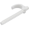 VOREL Set 4 carlige cu montare rapida pentru tevi PVC, PE, PE-X, PP, PB, 15-28 mm