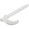 VOREL Set 4 carlige cu montare rapida pentru tevi PVC, PE, PE-X, PP, PB, 15-28 mm
