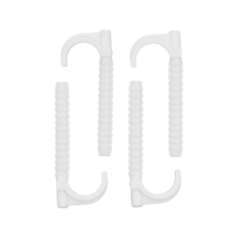 VOREL Set 4 carlige cu montare rapida pentru tevi PVC, PE, PE-X, PP, PB, 15-28 mm