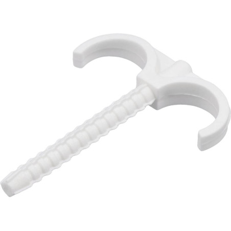 VOREL Set 4 carlige duble,montare rapida,tevi PVC,PE,PE-X,PP,PB,15-28mm