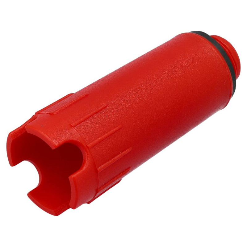 YATO Dop de proba cu garnitura, diametru filet 1/2", rosu