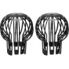 VOREL Set 2 protectii flexibile pentru jgheaburi, Plastic, negru