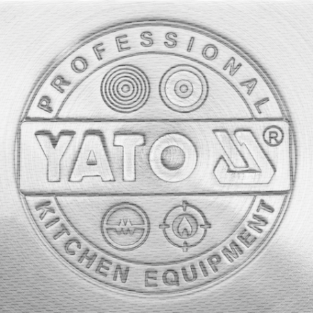 YATO GASTRO Oala cu capac, dimensiuni 36x36cm, capacitate 36.6 l, inox