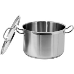 YATO GASTRO Oala medie cu capac 32x20 cm, capacitate 16.1 l, inox