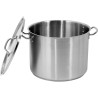 YATO GASTRO Oala medie cu capac 40x30 cm, capacitate 37.7, inox