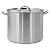 YATO GASTRO Oala medie cu capac 45X36 cm, capacitate 57.3 l, inox