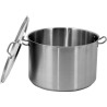 YATO GASTRO Oala medie cu capac 50x32 cm, capacitate 62.8 l, inox