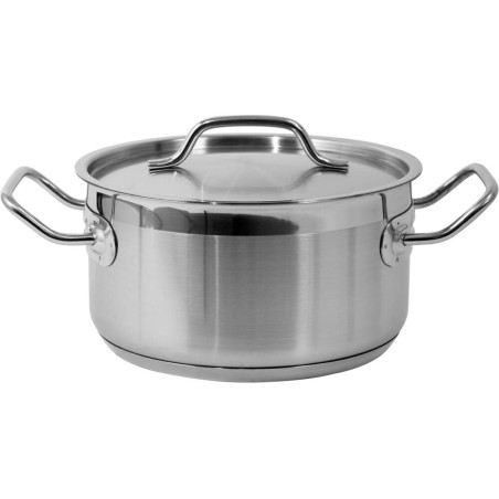 YATO GASTRO Oala joasa cu capac, 20x10.5 cm, capacitate 3.3 l, inox