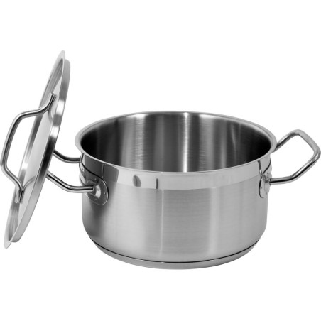 YATO GASTRO Oala joasa cu capac, 20x10.5 cm, capacitate 3.3 l, inox