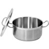 YATO GASTRO Oala joasa cu capac, 28x13 cm, capacitate 8 l, inox