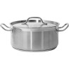YATO GASTRO Oala joasa cu capac, 32x16 cm, capacitate 12.9 l, inox