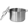 YATO GASTRO Oala joasa cu capac, 50x30 cm, capacitate 58 l, inox