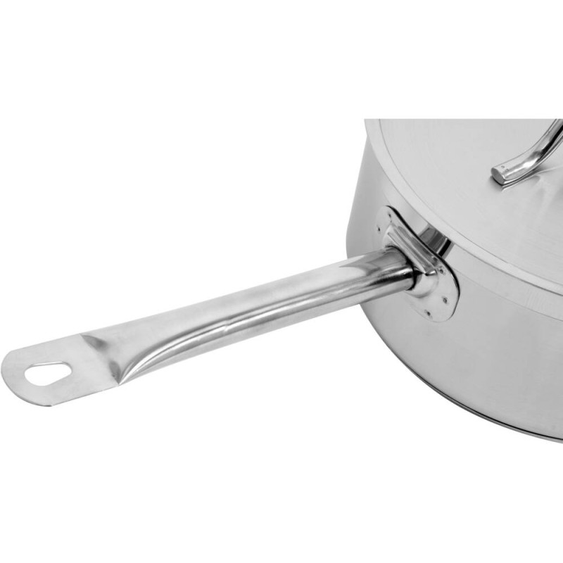 YATO GASTRO Cratita cu maner si capac, 24x1 cm, capacitate 5 l, inox