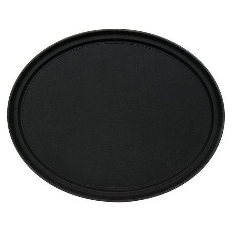 YATO GASTRO Tava servire ovala neagra, 590x490 mm