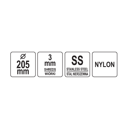 YATO GASTRO Lama de inlocuire 3x3 mm, legume chips, pentru YG-03100
