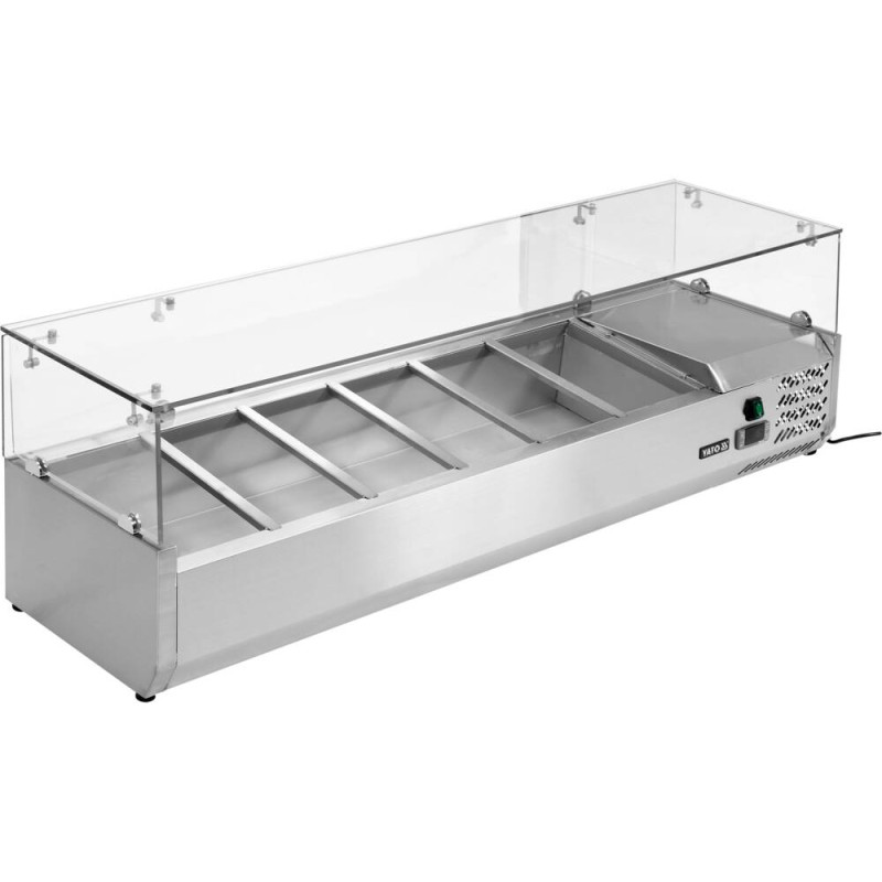 YATO GASTRO Vitrina frigorifica suspendata 6x1/3 GN