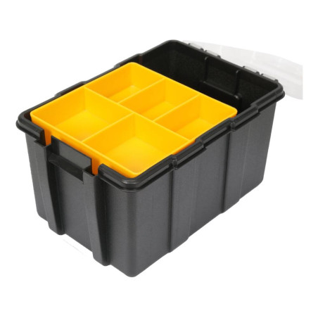 VOREL Set 4 cutii organizatoare din plastic