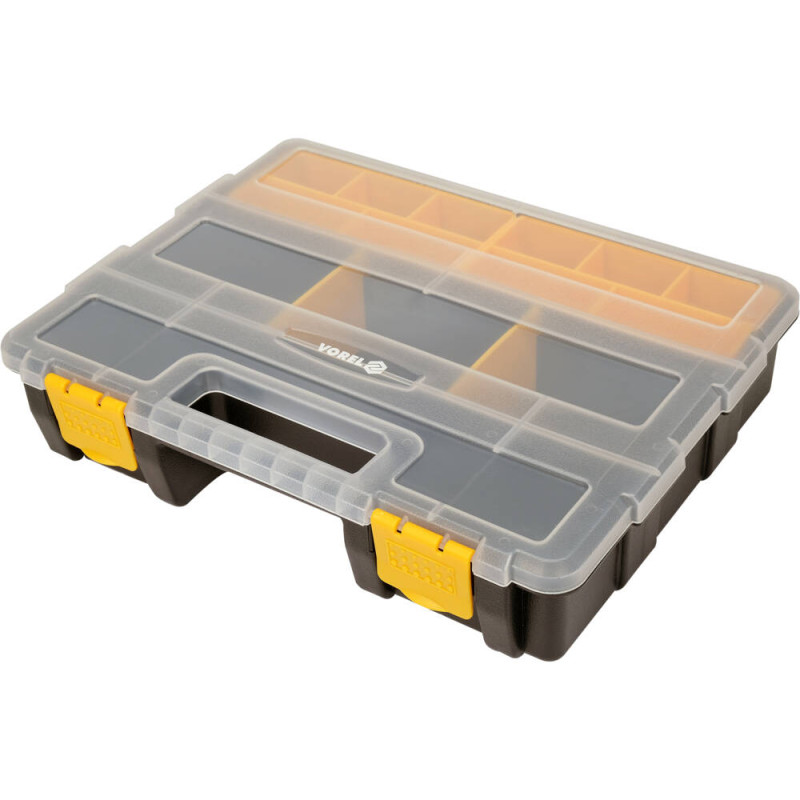 VOREL Set 4 cutii organizatoare din plastic