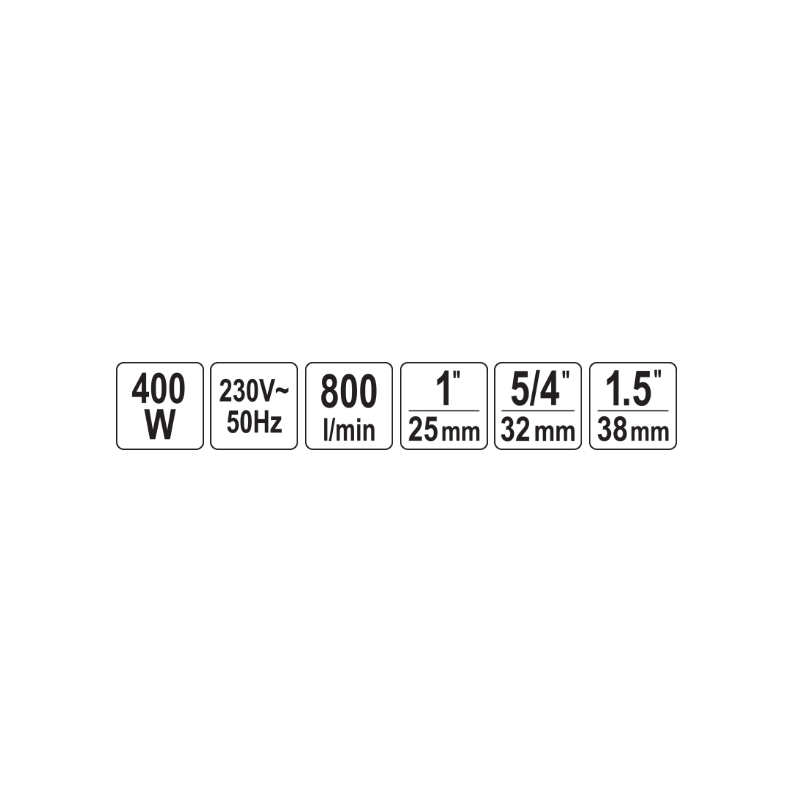 STHOR Pompa submersibila pentru apa murdara, 400W