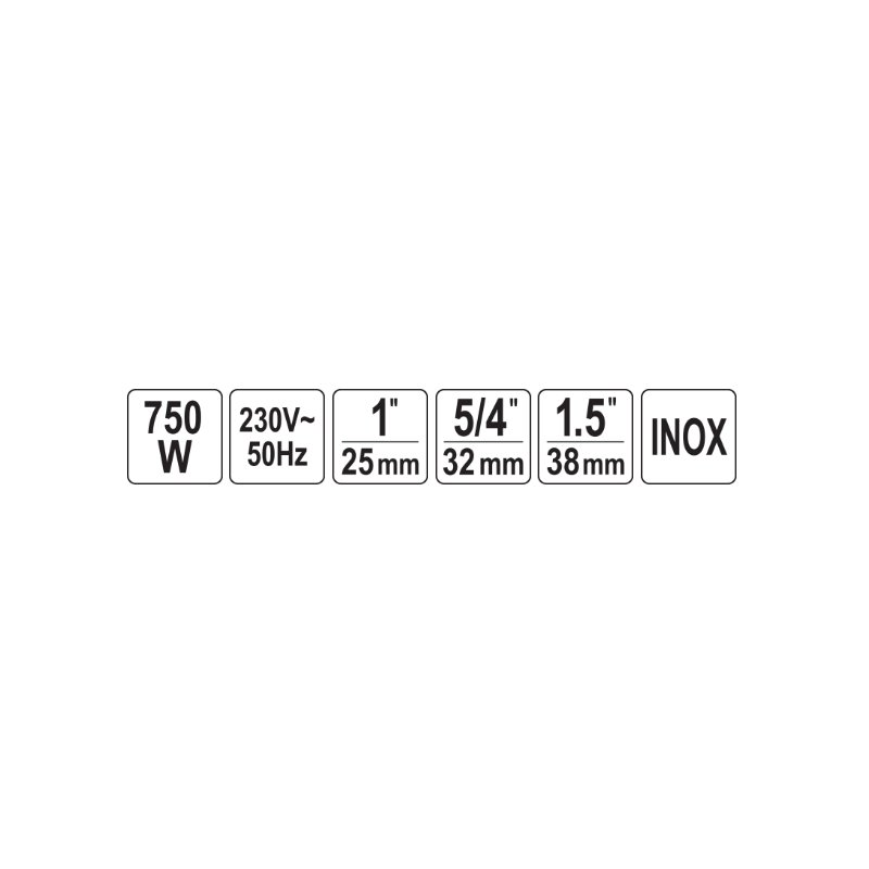 FLO Pompa submersibila pentru apa murdara, inox, 750W