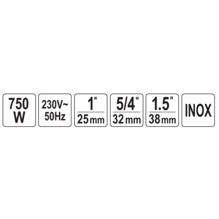 FLO Pompa submersibila pentru apa murdara, inox, 750W