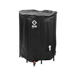 FLO Rezervor apa de ploaie, capacitate 500 l, PVC, negru