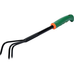 FLO Cultivator cu 3 gheare, maner cauciuc