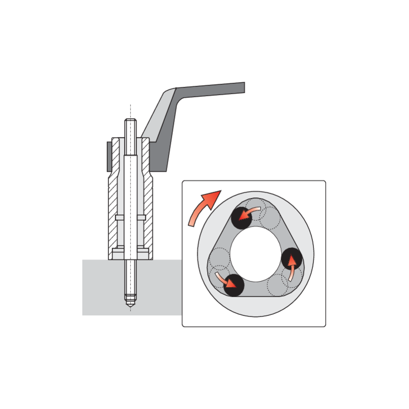 YATO Set dispozitive demontare suruburi rupte, 11 piese