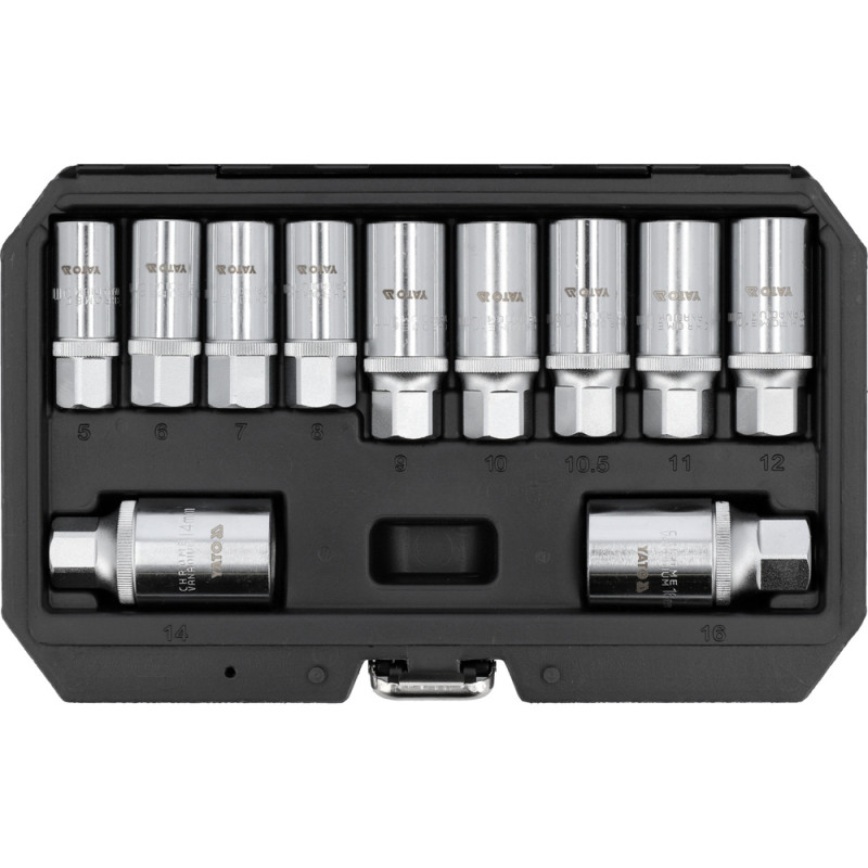 YATO Set dispozitive demontare suruburi rupte, 11 piese