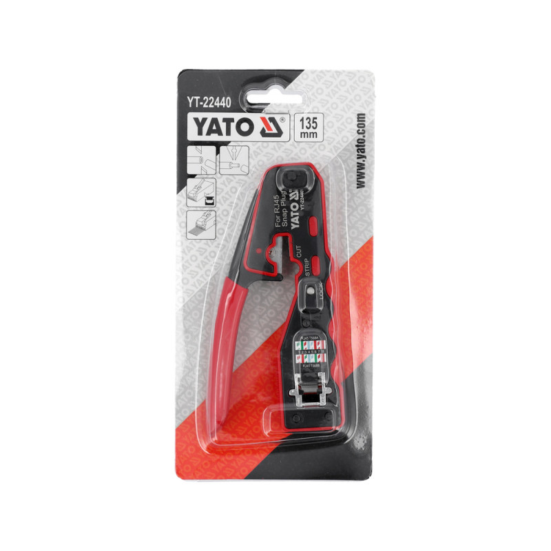 YATO Cleste pentru sertizat conectori RJ-45