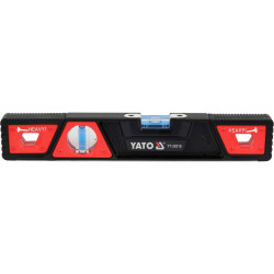 YATO Nivela de aluminiu magnetica, rezistenta la socuri, lungime 300 mm