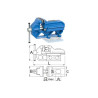 UNIOR Menghina de banc tip IRONGATOR 721/6, 125 mm