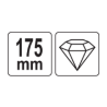 YATO Diamant pentru sticla, lungime 175 mm