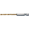 YATO Burghiu metal cu prindere hexagonala 1/4" HSS-TIN, diametru 3.5mm
