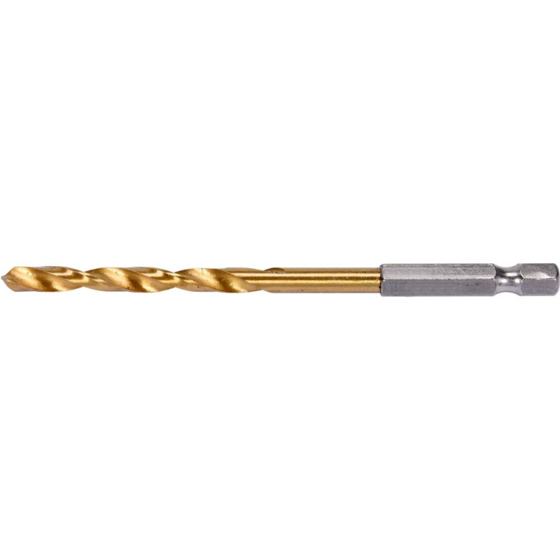 YATO Burghiu metal cu prindere hexagonala 1/4" HSS-TIN, diametru 5.5 mm